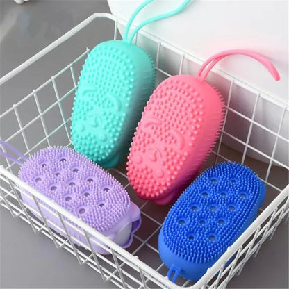 Silicone Body Scrubber Bath Sponge